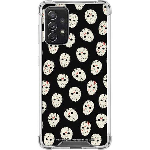 Warner Bros Friday the 13th Jason Voorhees Pattern Galaxy A72 5G Clear Case